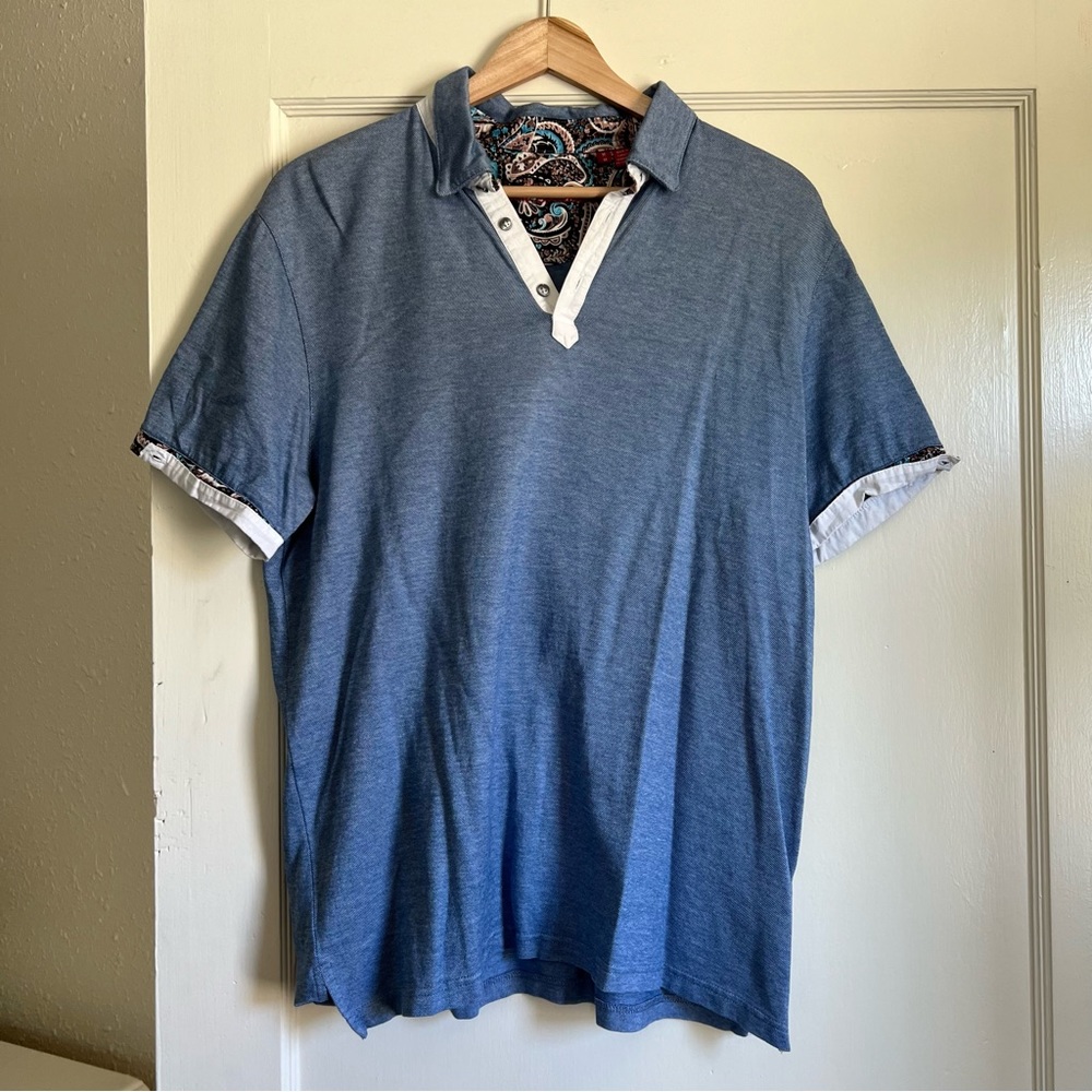 Report Collection Button Down Short Sleeve Medium - image 1